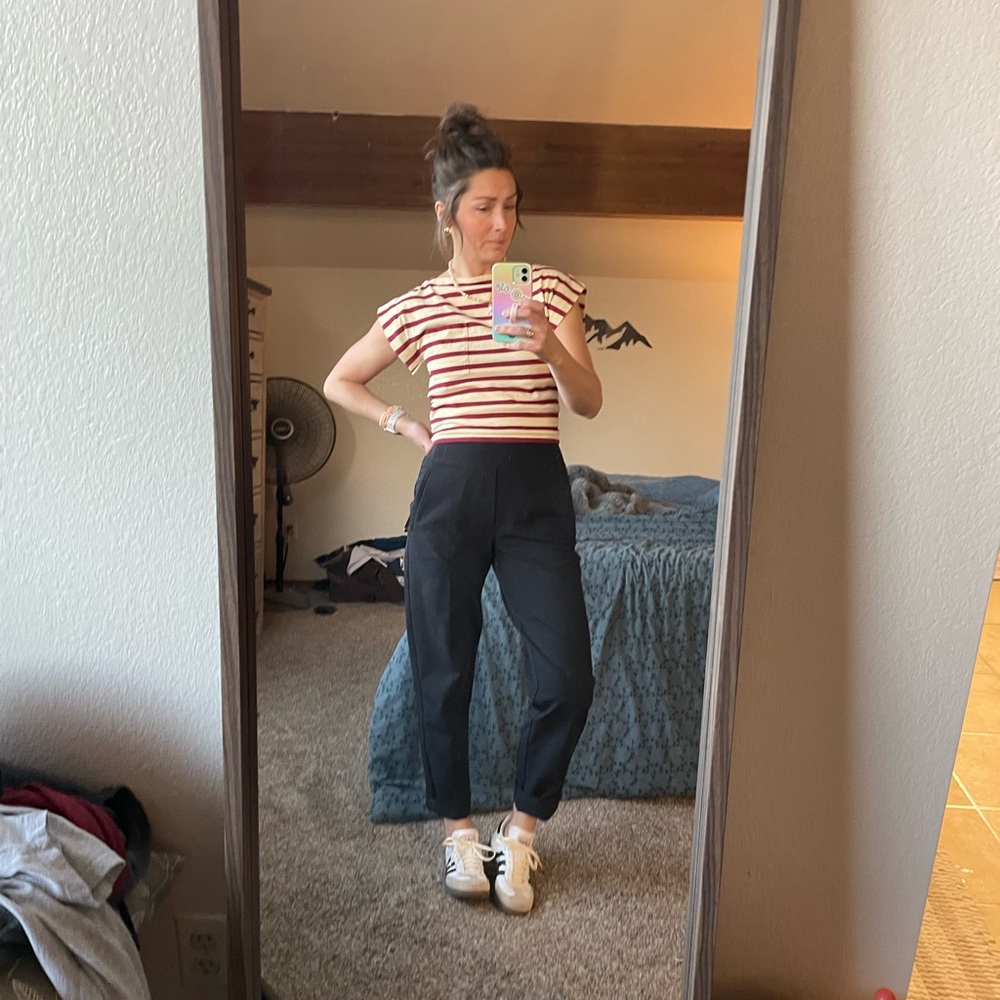 Athleta endless high rise pants black size 2